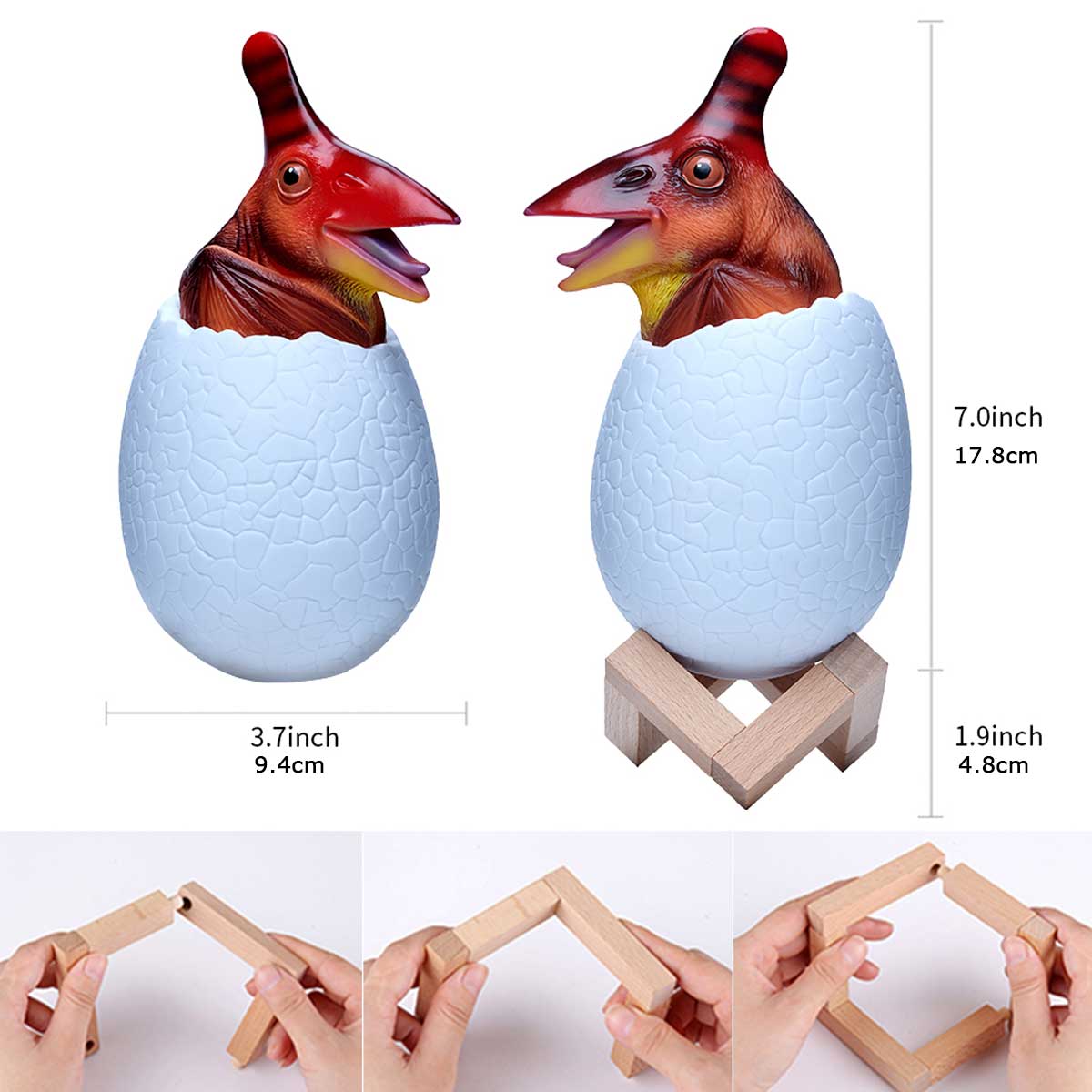 3D Dinosaur Pterosaur LED Lamp