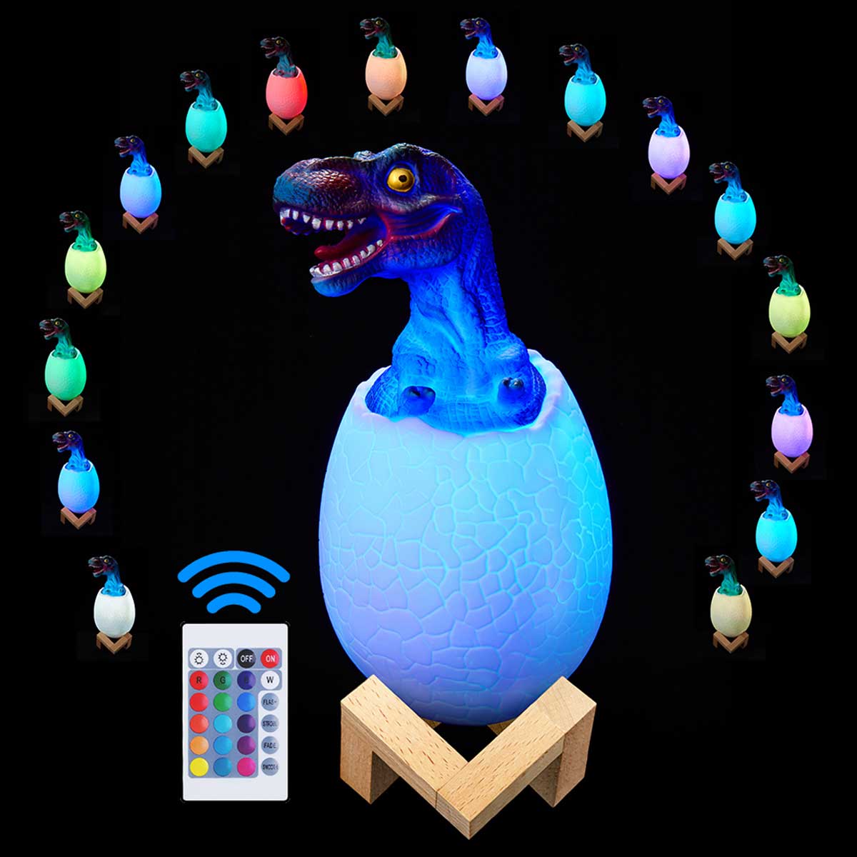 3D Dinosaur Tyrannosaurus LED Lamp