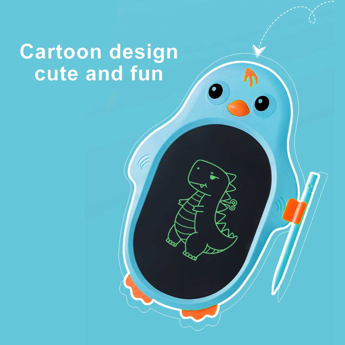 Blue Penguin LCD trasparent e-writing board