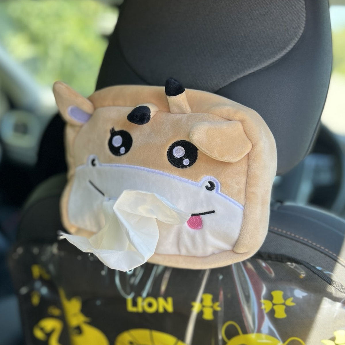 Cartoon Car Back Seat Tissue Holder
