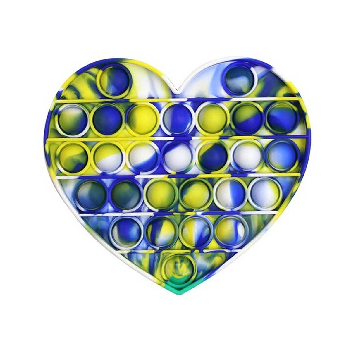 Heart pop it fidget