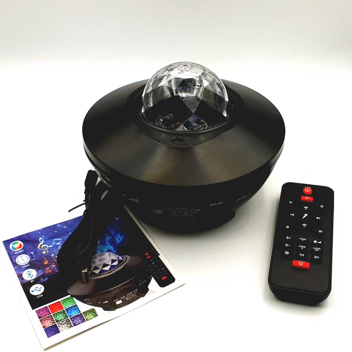 LED Laser Wave Sky Projector