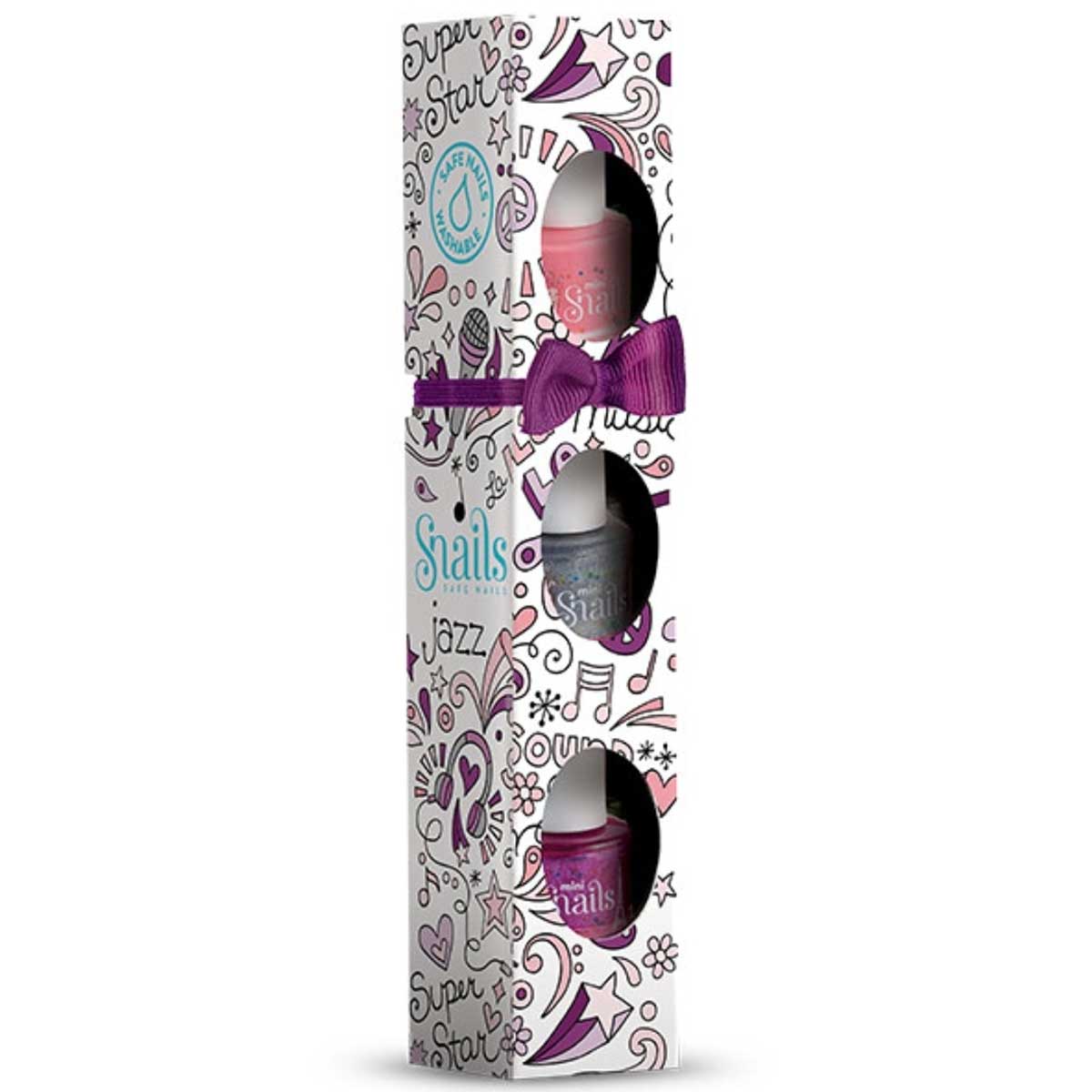 Mini 3 Pack Washable Nail Polish (Snails)