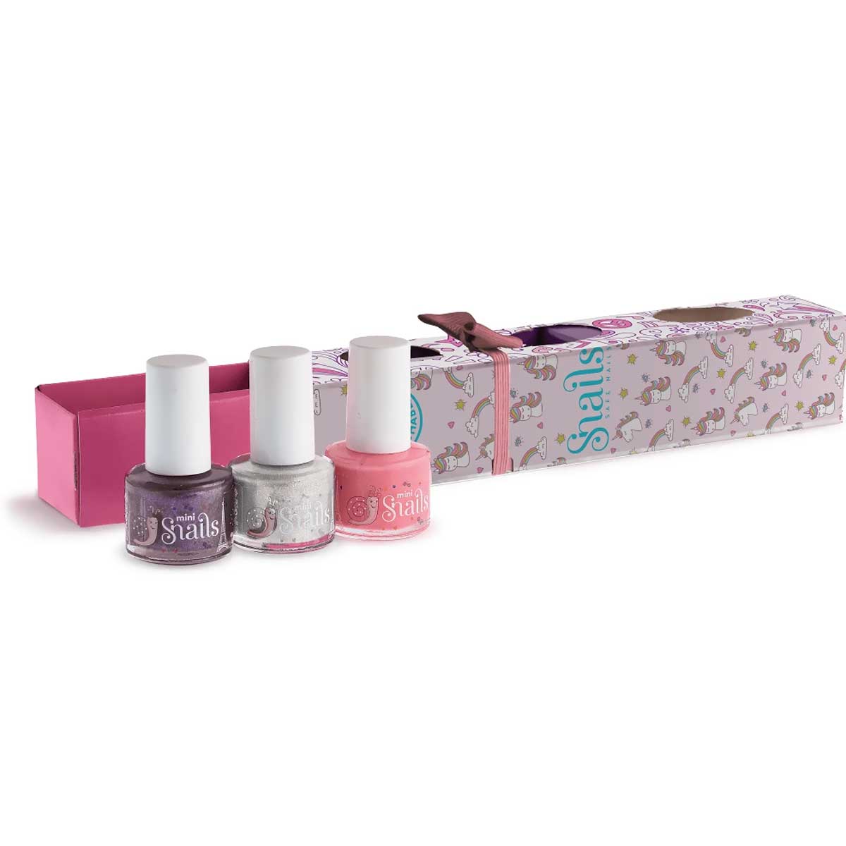 Mini 3 Pack Washable Nail Polish (Snails)