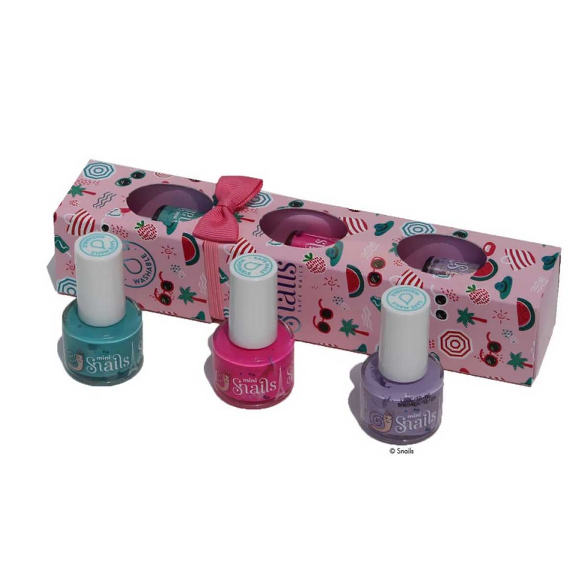 Mini 3 Pack Washable Nail Polish (Snails)