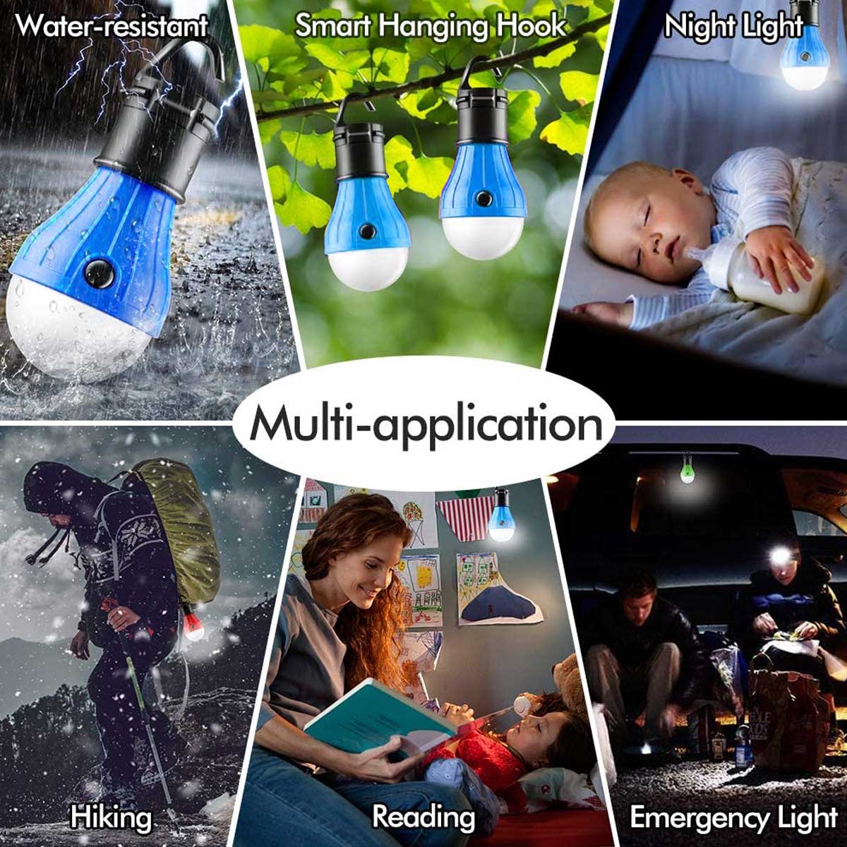 3 Pack Mini LED Light  Bulb