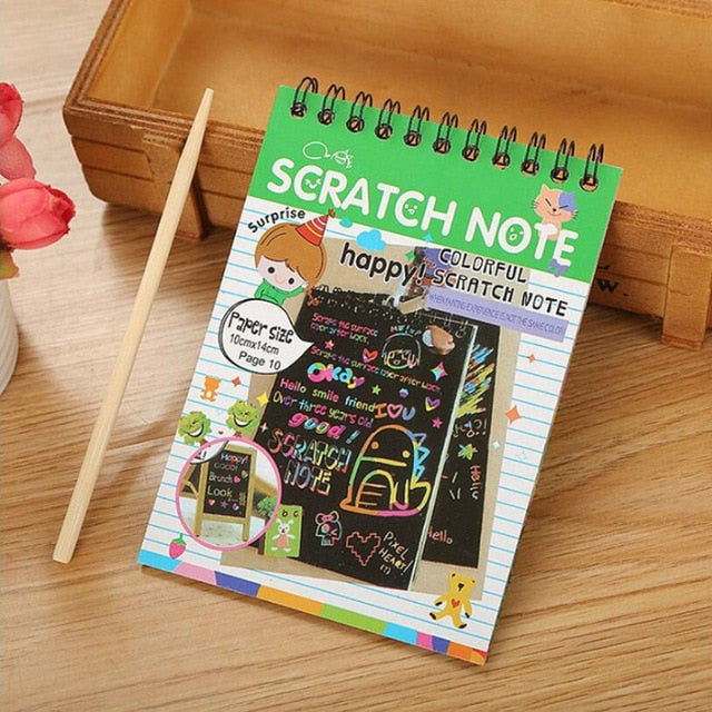 Rainbow Scratch Book