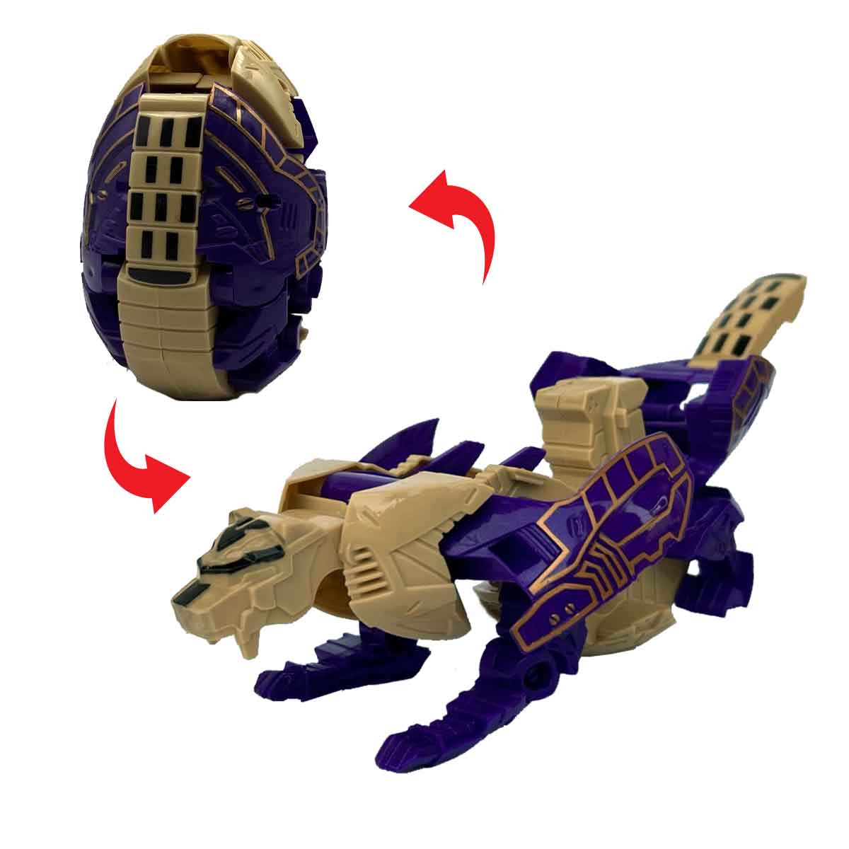 Transforming Dinosaur Surprise Eggs