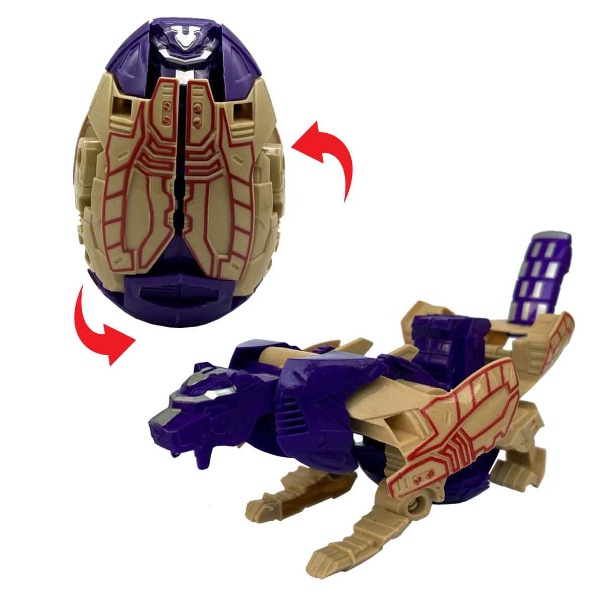 Transforming Dinosaur Surprise Eggs