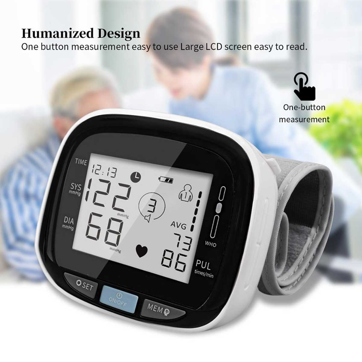 Wrist Blood Pressure / Heart Rate Monitor